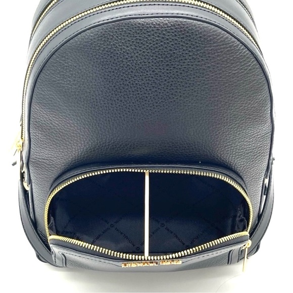 Michael Kors Medium Jaycee Backpack & MF Phone Case Wallet Black Leather Black - Picture 4 of 11